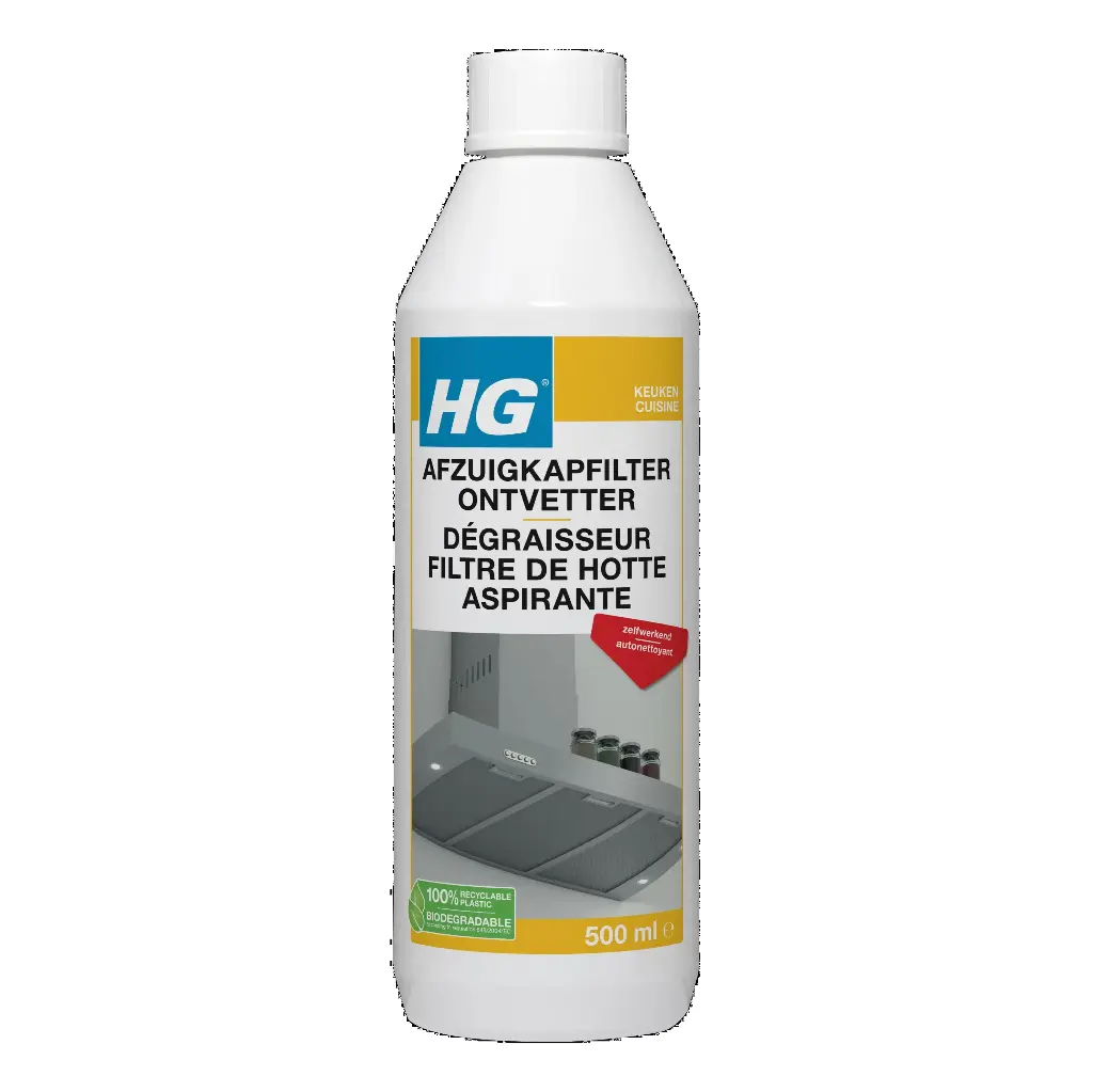HG AFZUIGKAPFILTER ONTVETTER 500ML