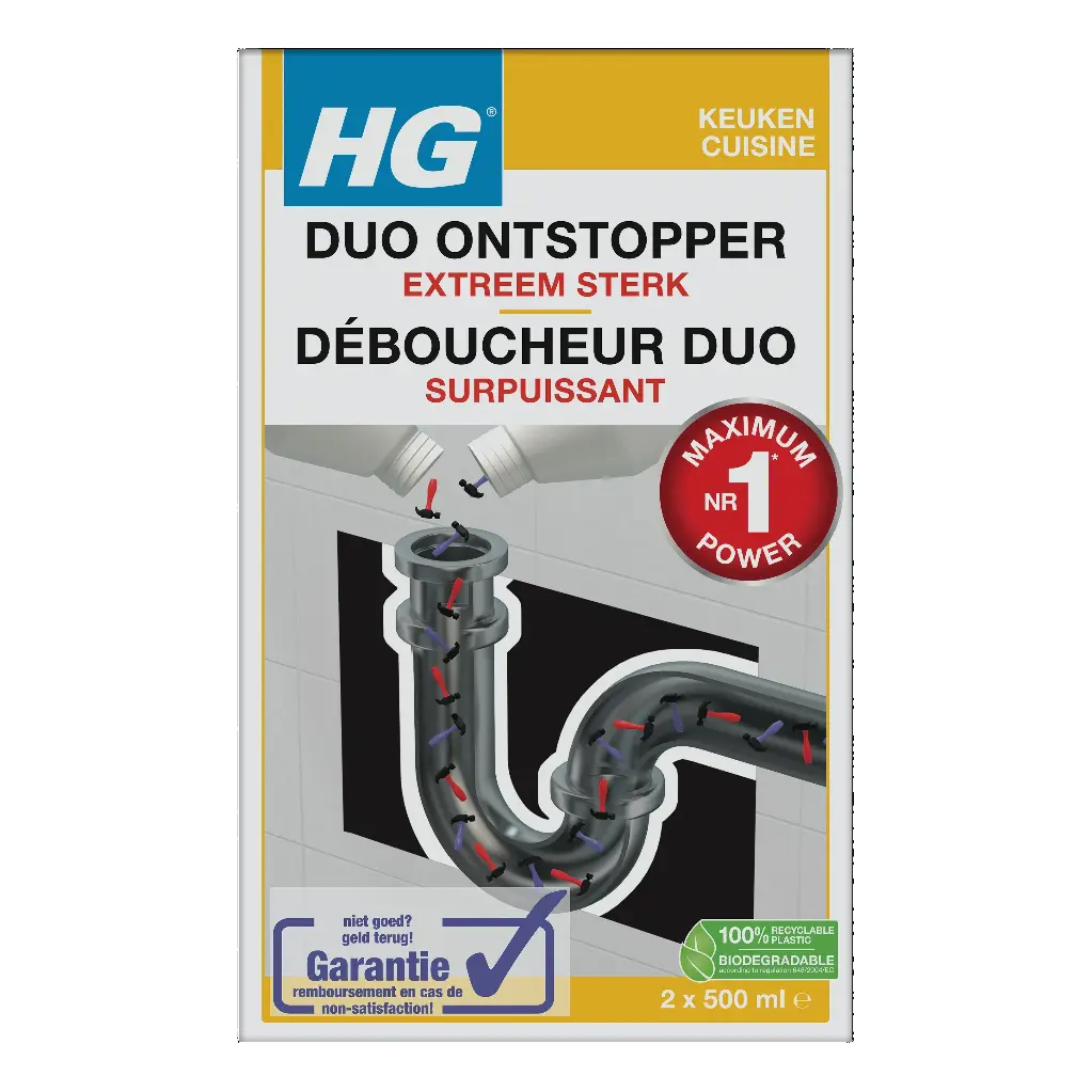 HG DUO ONTSTOPPER 2X500ML