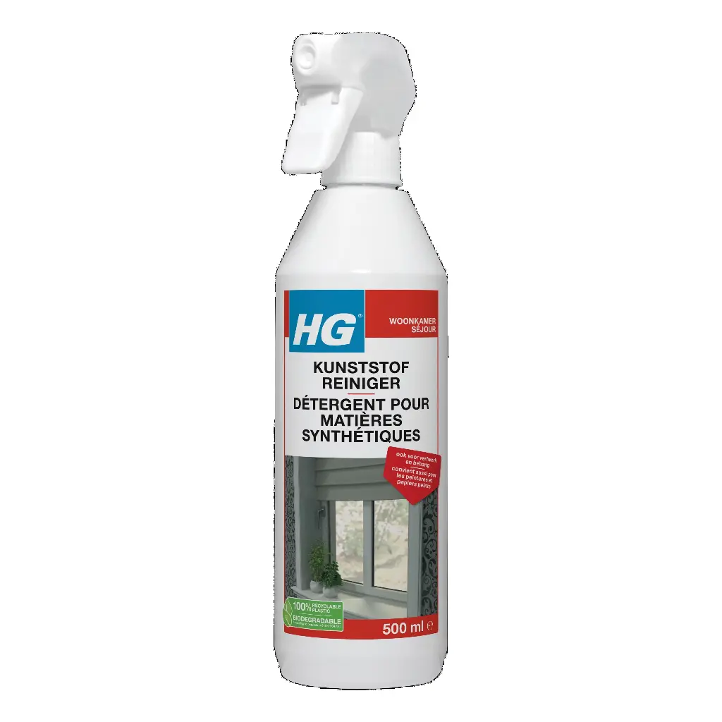 HG KUNSTSTOF- VERF & BEHANG INTERIEUR REINIGER 500ML