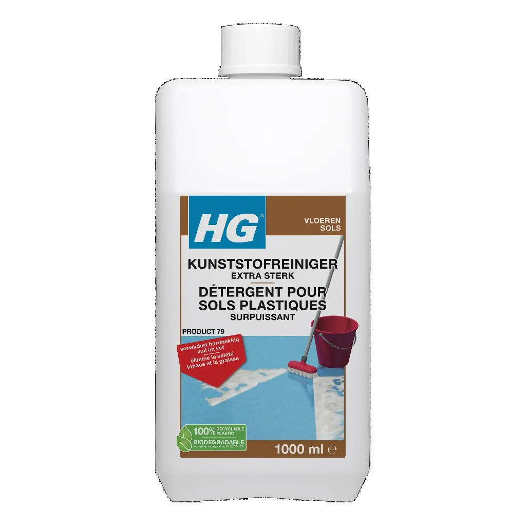 HG KUNSTSTOFREINIGER EXTRA STERK 1L NR79