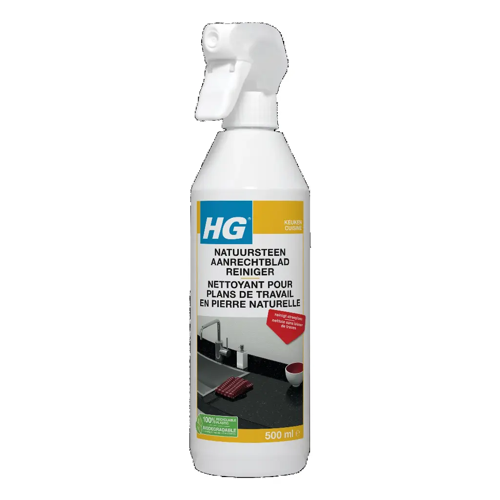 HG NATUURSTEEN AANRECHTBLAD REINIGER 0.5L