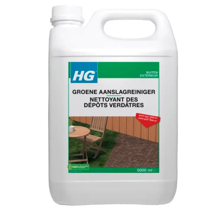 HG TUIN GROENE-AANSLAG-REINIGER 5L