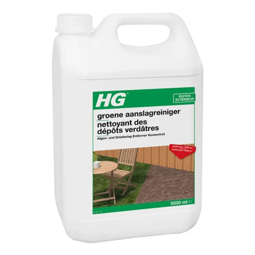 HG TUIN GROENE-AANSLAG-REINIGER 5L