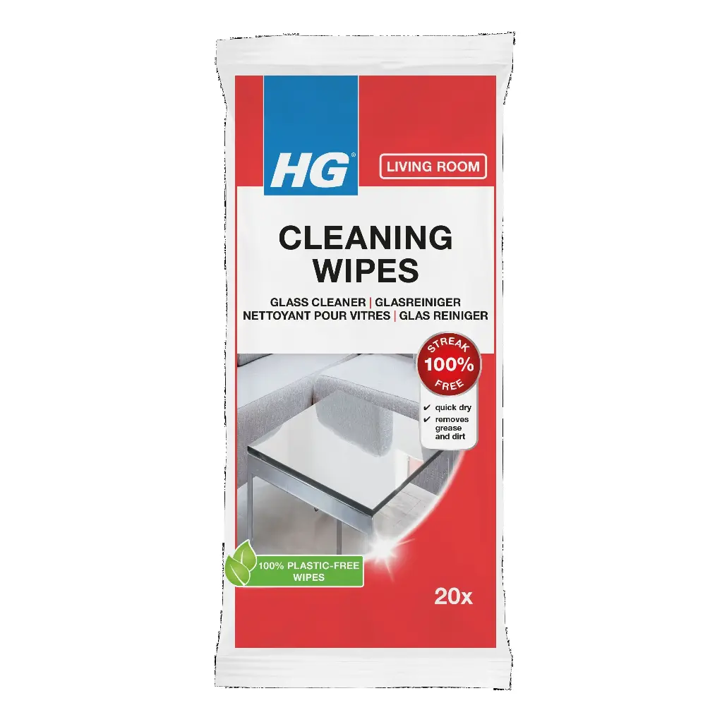 HG WIPES GLAS REINIGER S/20 -EINDE REEKS-