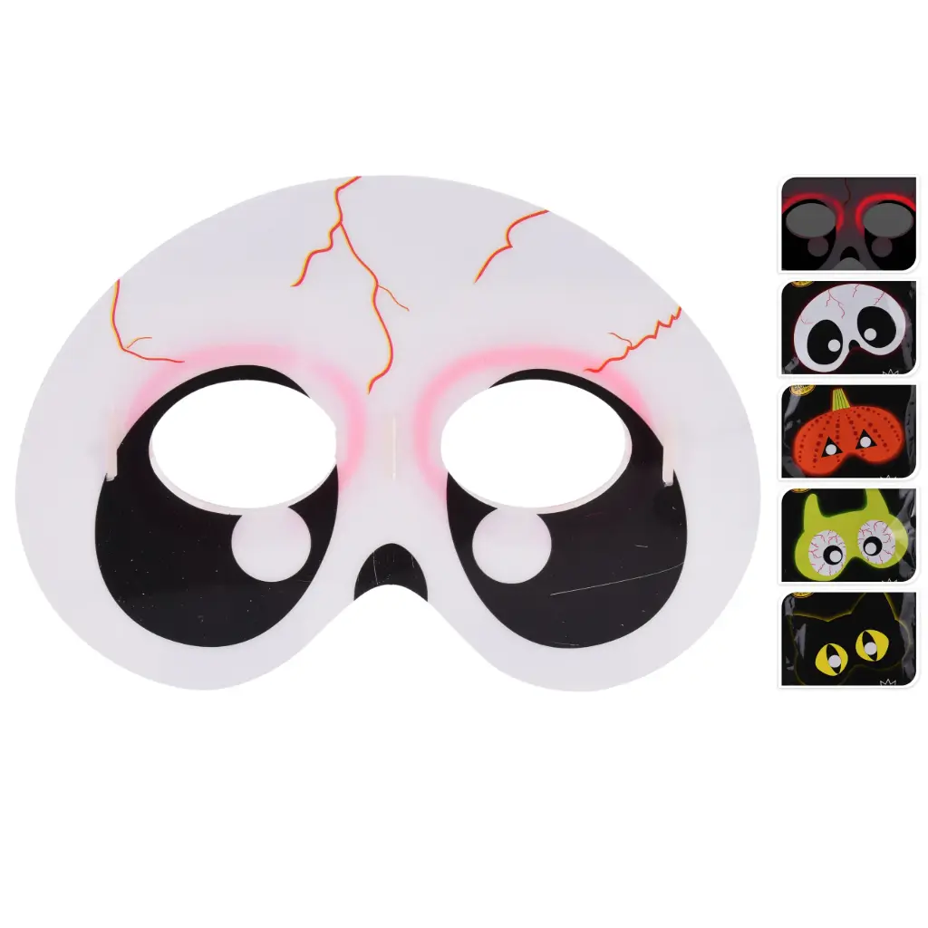 HALLO. GLOW IN THE DARK EYES MASK ASS