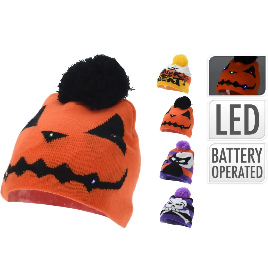 HALLO. MUTS M/LED 4KLEUREN ASS (IN.1CR2032)