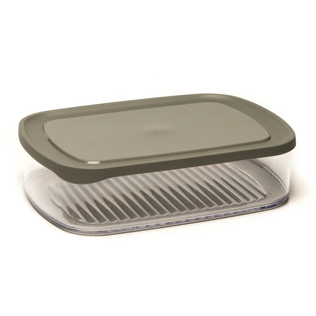 AMUSE BASIC KAASDOOS TRANSP/GRIJS