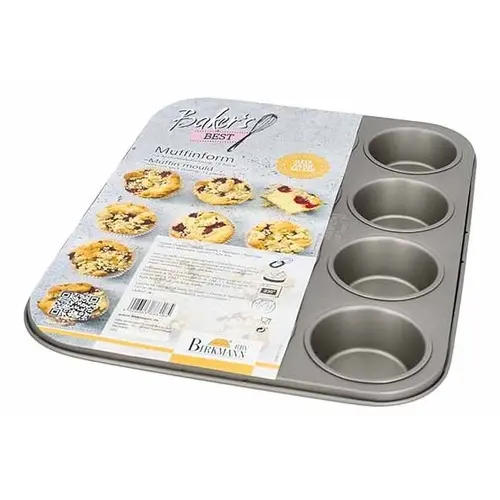 BIRKMANN BAKERS BEST MUFFINVORM VOOR 12 MUFFINS NON-STICK