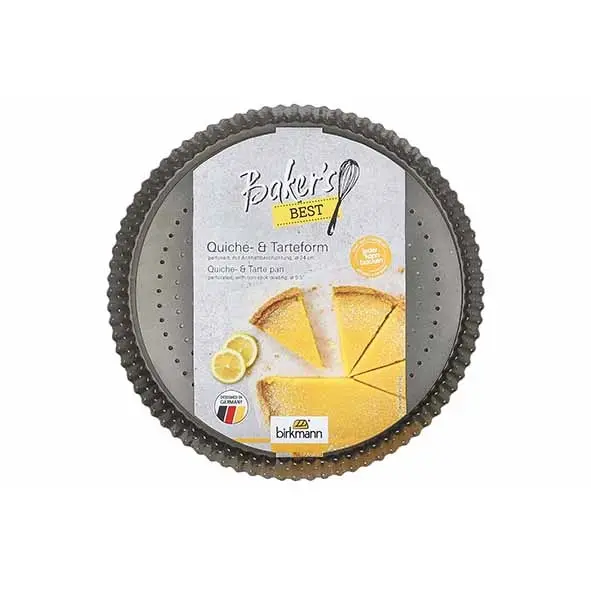 BIRKMANN BAKERS BEST TAART/QUICHEVORM MET LOSSE BODEM GEPERFOREERD