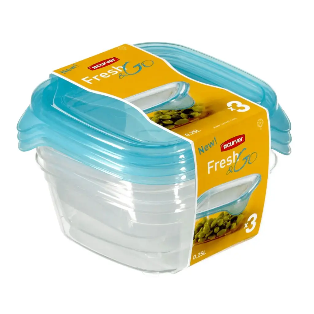 CURVER BOX FRESH&GO 0.25L S/3