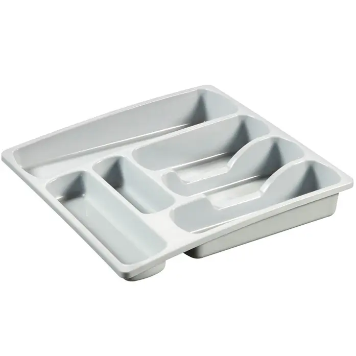 KETER BESTEKBAK L 6 VERDELINGEN 39X38X6.5CM L.GRIJS