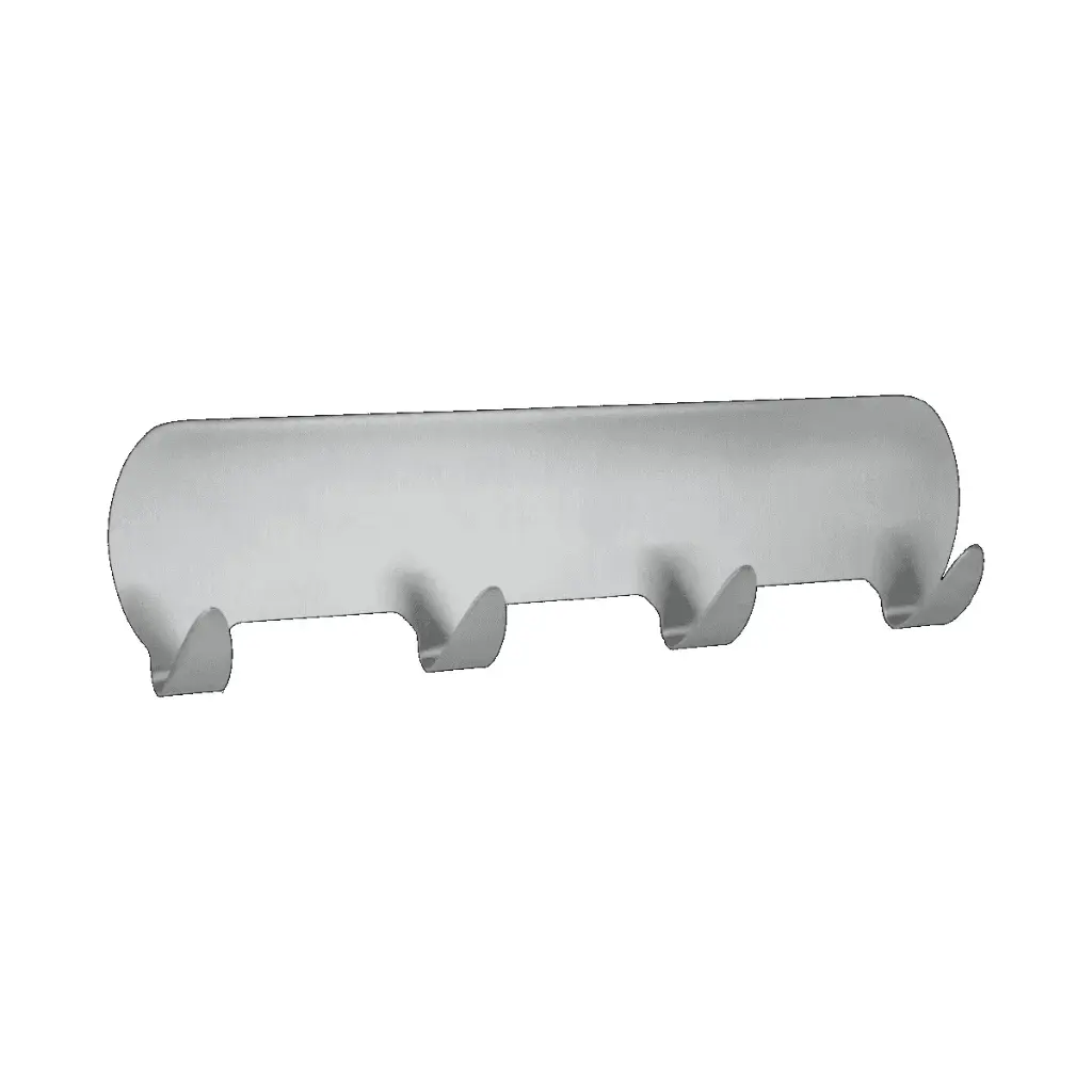 METALTEX BARRETTE INOX 4 HAKEN