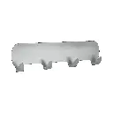 METALTEX BARRETTE INOX 4 HAKEN