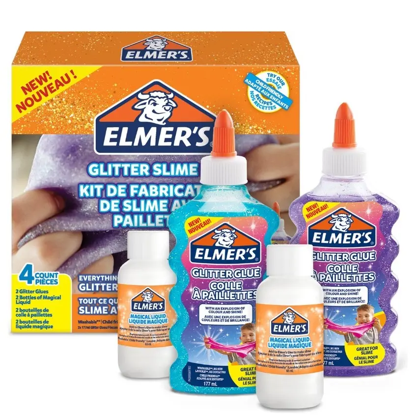 ELMERS SLIJM 8DLG PAKKET GLITTER ***