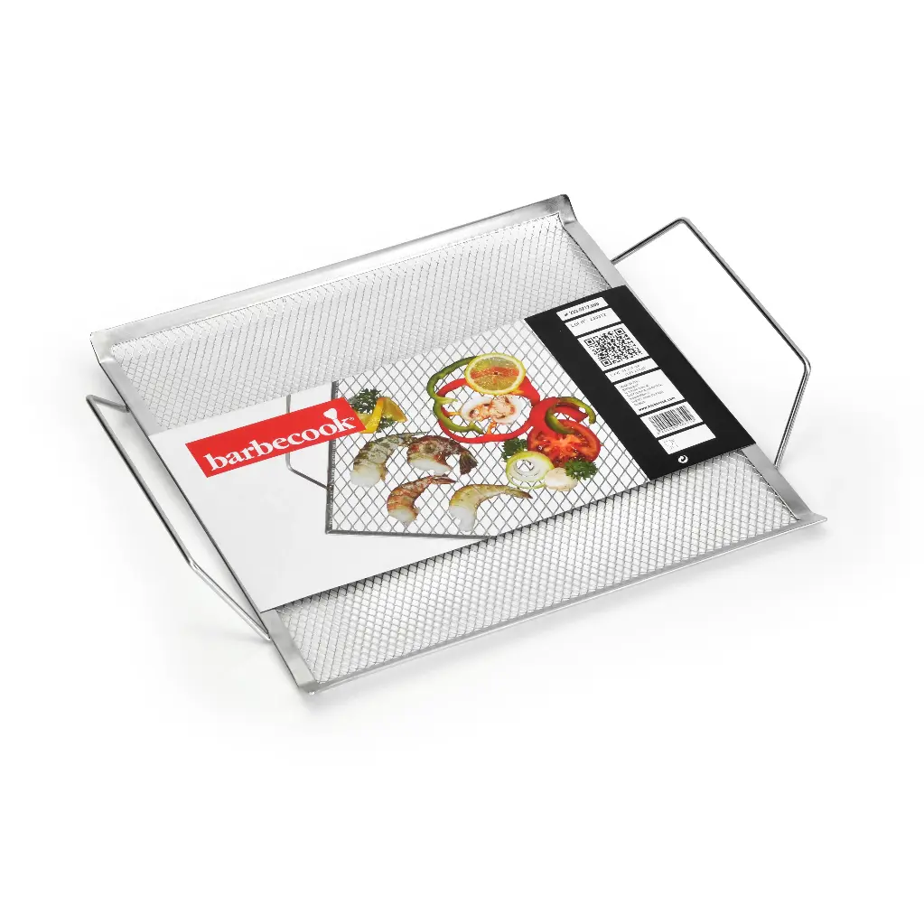 BARBECOOK HAPJESROOSTER ROESTVRIJ STAAL 31X31CM