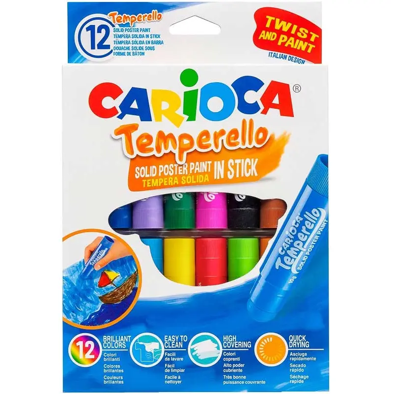 CARIOCA VERFSTIFTEN TEMPERELLO 12ST