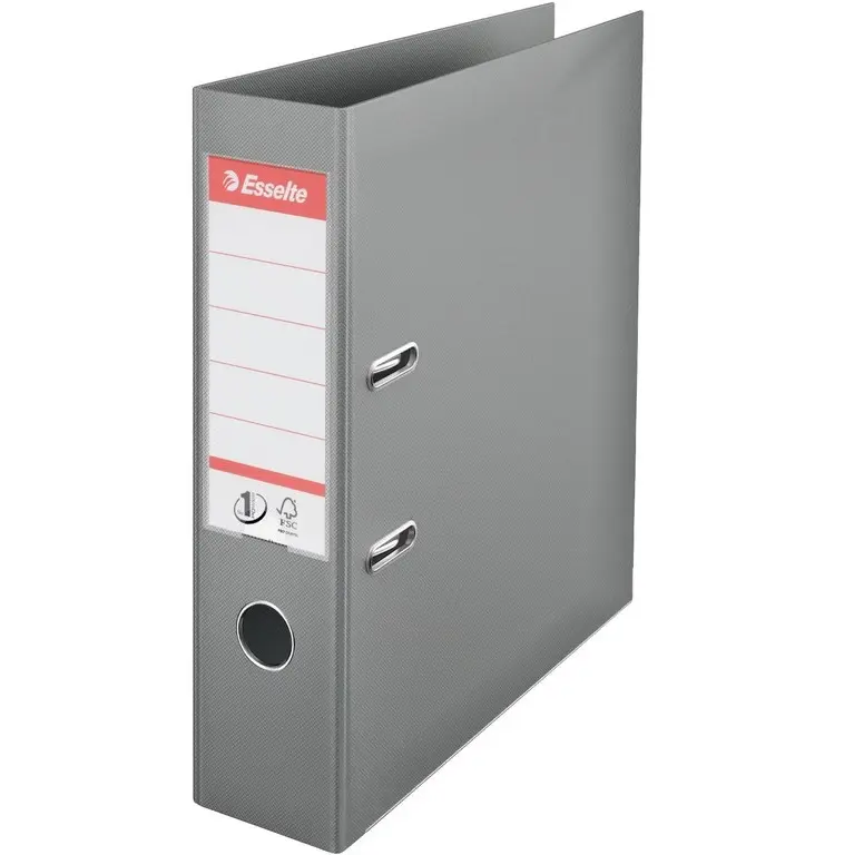 ESSELTE ORDNER VIVIDA PVC 8CM A4 GRIJS
