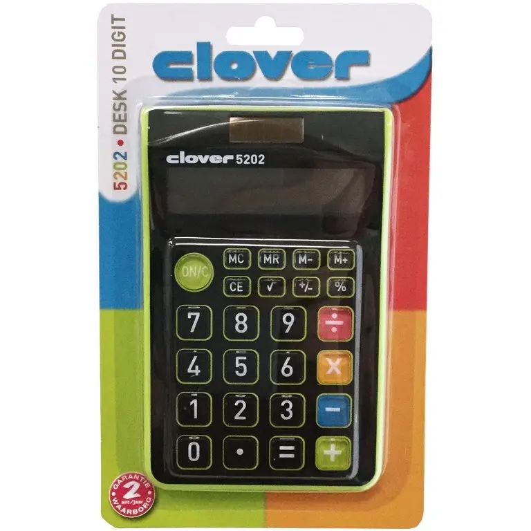 REKENMACHINE CLOVER 5202 COLOR