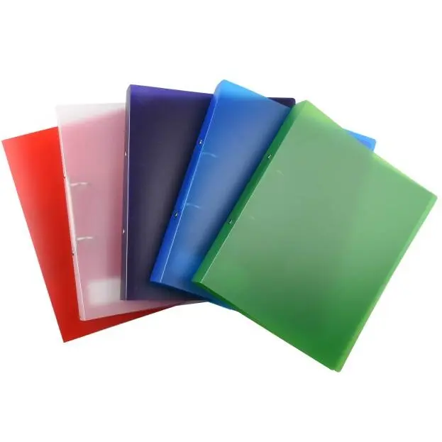 RINGMAP PP A4 30MM 2RINGEN FROSTY KLEUR ASS5