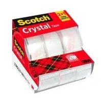 SCOTCH PLAKBANDAFROLLER CRYSTAL 19MMX7.5M 2+1