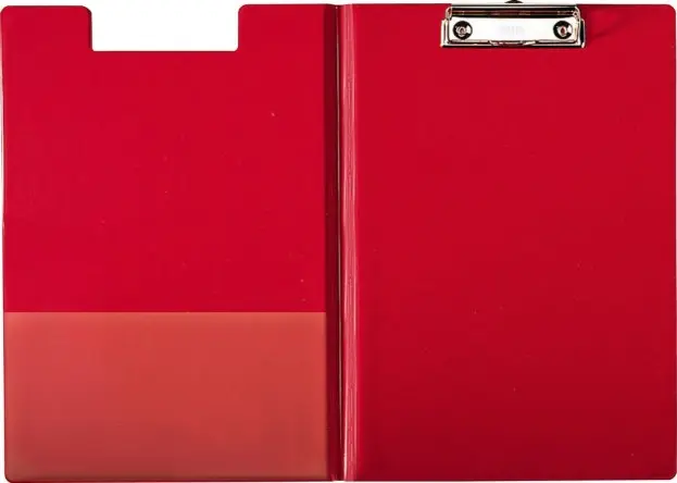 ESSELTE KLEMBORD DUBBEL ROOD