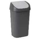 CURVER AFVALBAK MISTRAL SWING 50L ANTRACIET