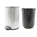 WASTY AFVALBAK PEDAALEMMER 12L RVS