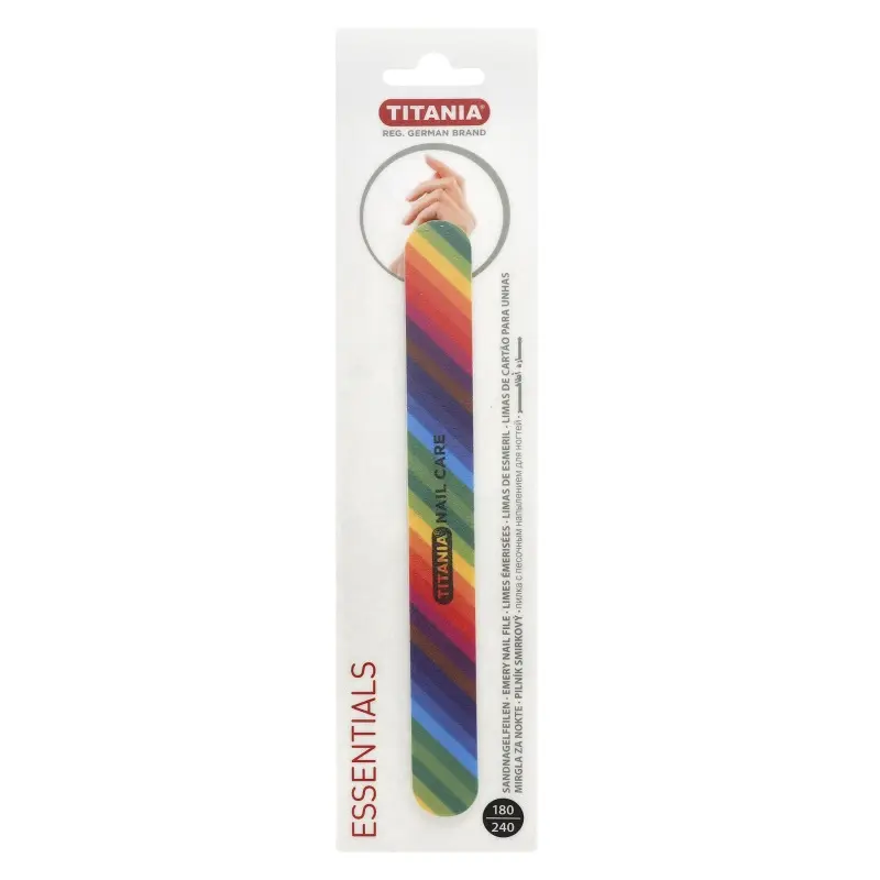 TITANIA NAGELVIJL DUBBELZIJDIG REGENBOOG