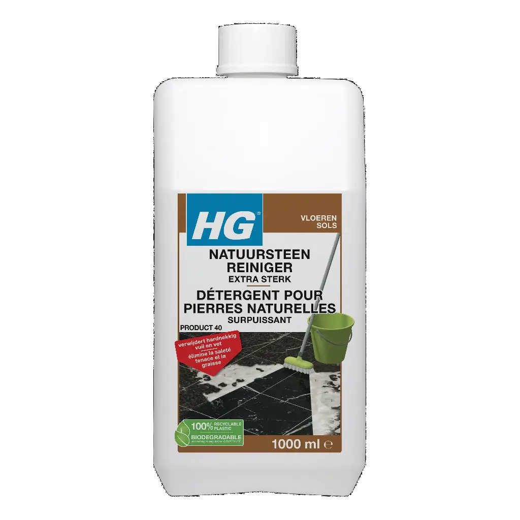 HG MARMER/NATUURSTEEN KRACHTREINIGER 1L NR40