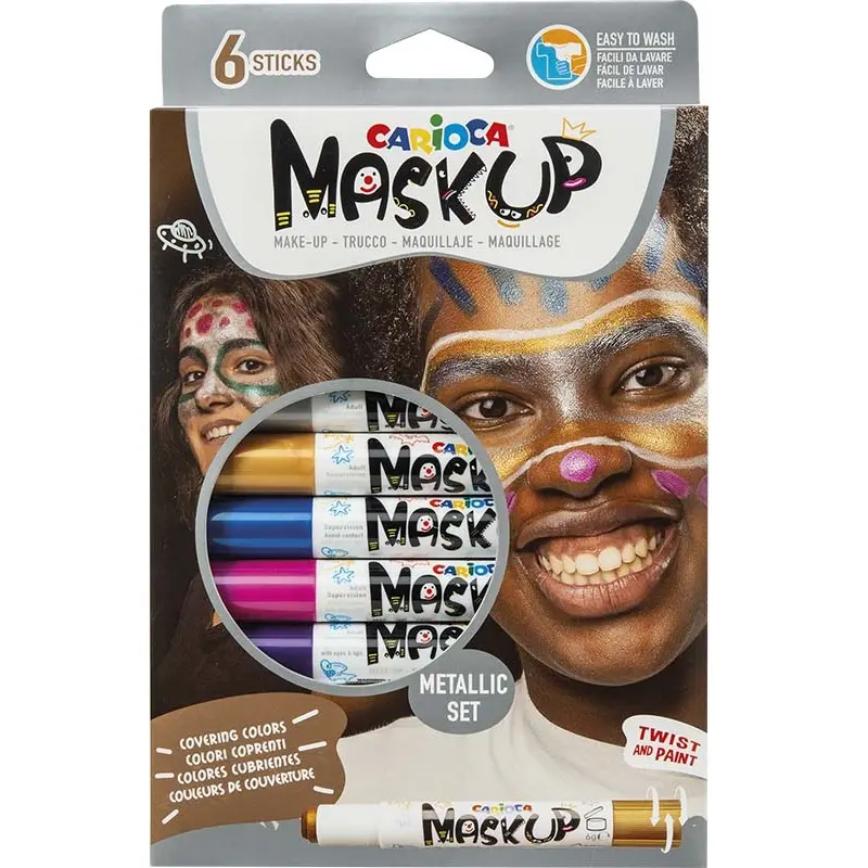 CARIOCA MASK UP 6 STIFTEN METALLIC
