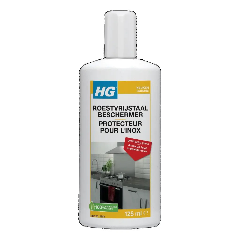 HG ROESTVRIJSTAAL BESCHERMER 125ML