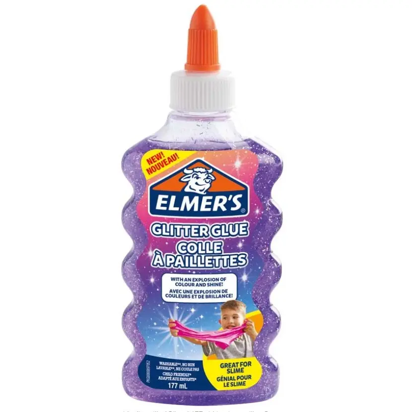 ELMERS GLITTERLIJM VLOEIBAAR 177ML PAARS