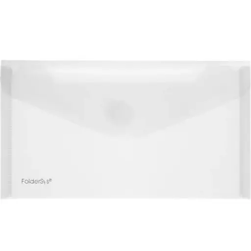 [846003] ENVELOP PP 125X225MM MET VELCROSLUITING (Transparant)