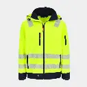 HEROCK SOFTSHELL JAS GREGOR H-VIZ GEEL/MARINE