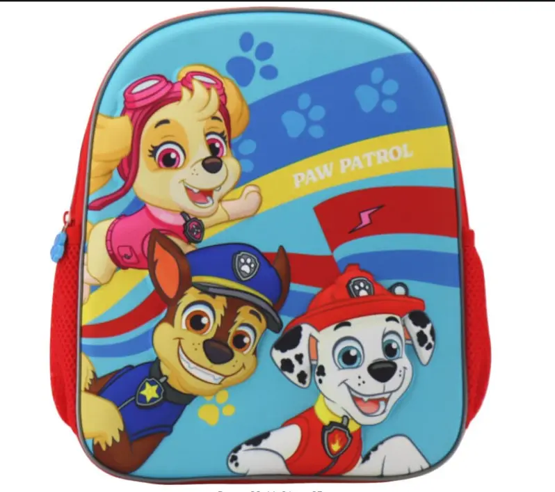 PAW PATROL RUGZAK 3D 32X11X26CM