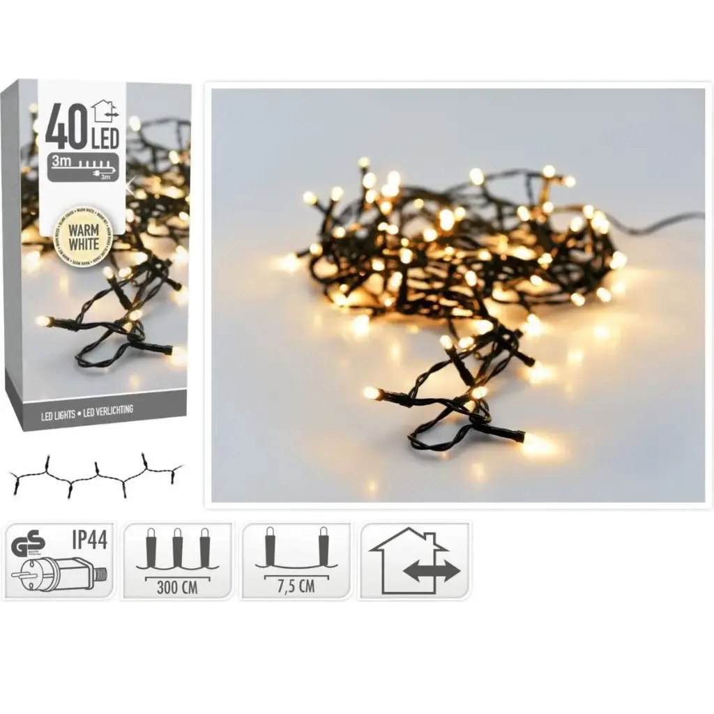 KVL BUI SN:GROEN 3M 40LED
