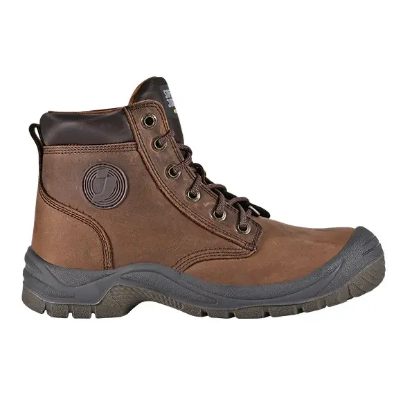 WERKSCHOEN SAFETY JOGGER DAKAR HOOG S3 LEATHER BRUIN