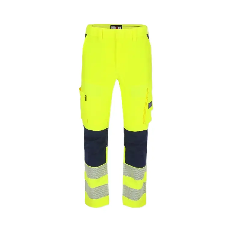 HEROCK WERKBROEK HI-VIZ HECTOR GEEL/MARINE