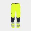 WERKBROEK HEROCK HECTOR HI-VIZ GEEL/MARINE