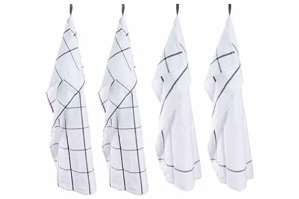 KEUKENHANDDOEK KOTON S/4 50X70CM