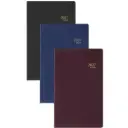 AGENDA BREPLAN 16X9CM 1W/1BL PVC KLEUR ASS3