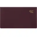AGENDA OMNIPLAN SPIRAAL 9X16CM BORDEAUX