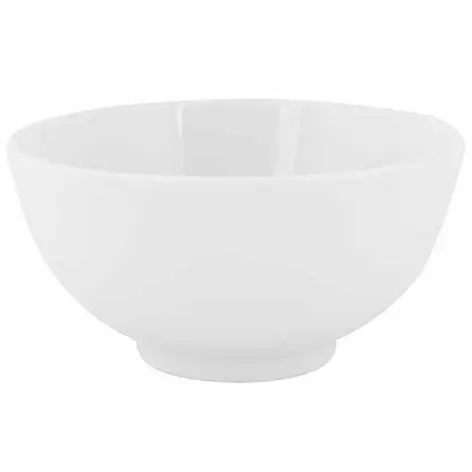 CO&TR ESSENTIALS RIJSTKOM PORSELEIN D15XH7.5CM WIT -F-