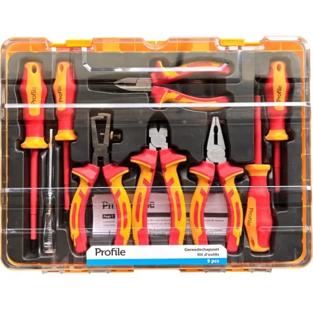GEREEDSCHAPSSET VDE 9-DELIG PROFILE