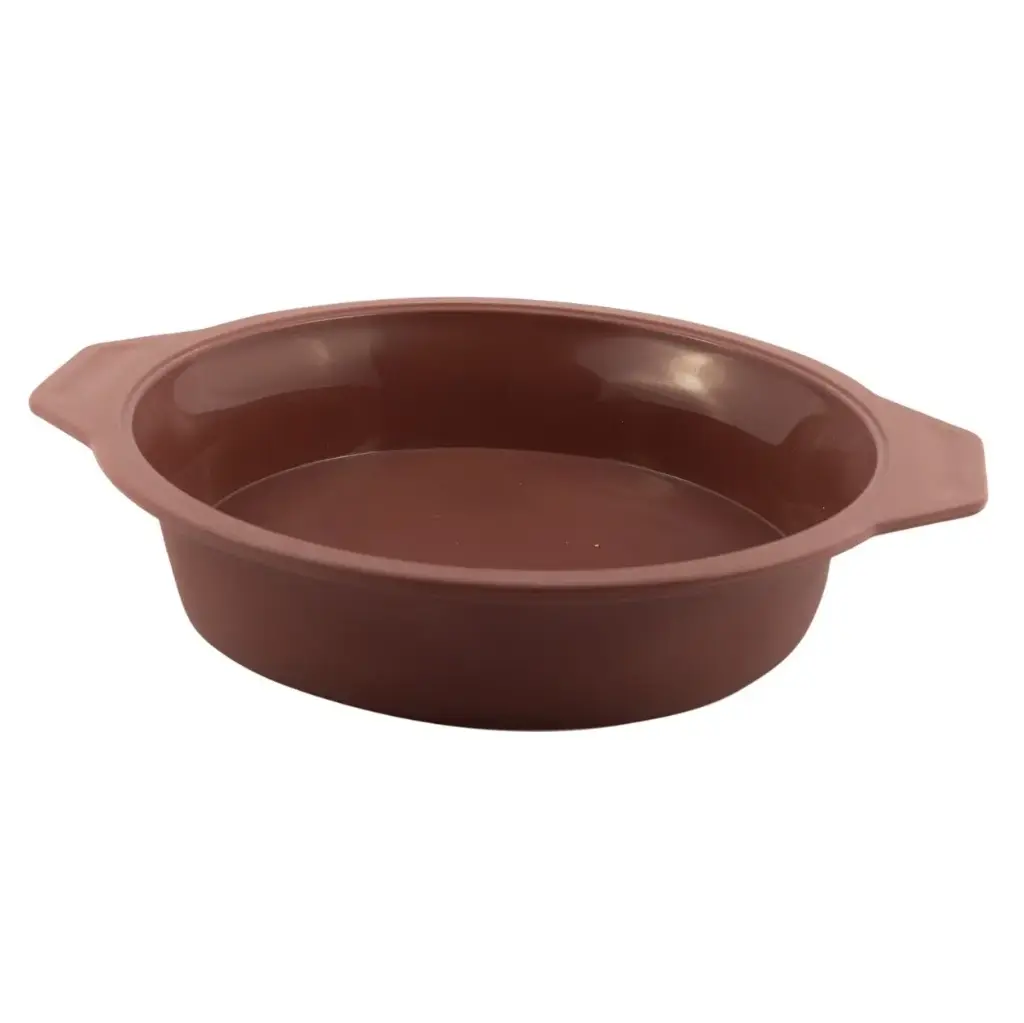 PV TAARTVORM SILICONE D24CM VINTAGE MAROON