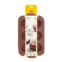 PV BAKVORM 6 MUFFINS SILICONE 37X23X4CM VINTAGE MAROON