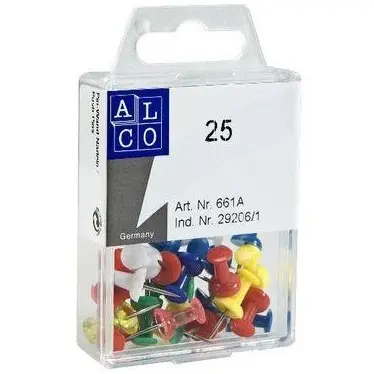 ALCO PRIKBORDSPELDEN 25ST MIX KLEUR