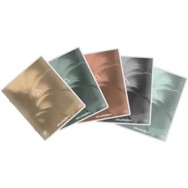 AURORA SCHRIFT A5 MANO 60BLAD 90GR KLEUR ASS4