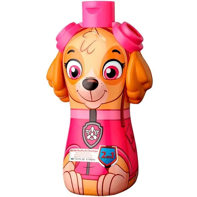 PAW PATROL DOUCHE + SHAMPOO 400ML SKYE