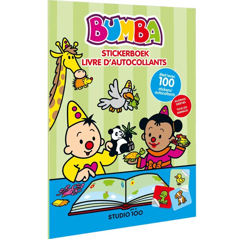 BUMBA STICKERBOEK ALLEMAAL DIERTJES